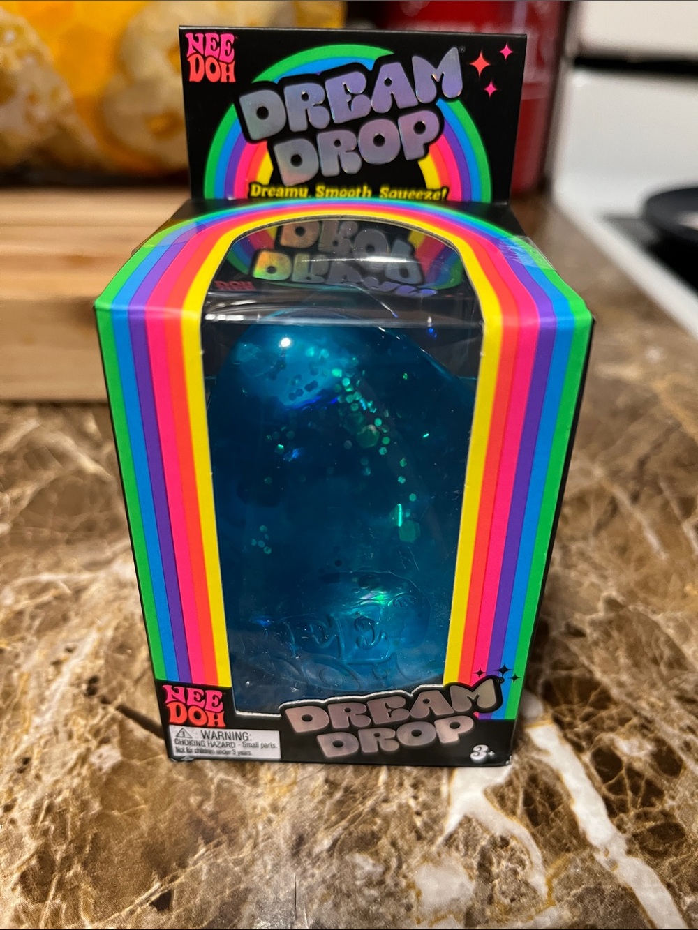 NeeDoh Dream Drop Blue Squeeze Toy